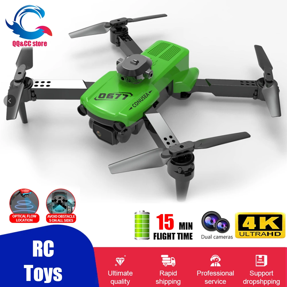 

CS-9 dron Mini Drone 4k Drones with Dual camera hd 4k Optical Flow fpv wifi Quadcopter remote control helicopter toys for boys