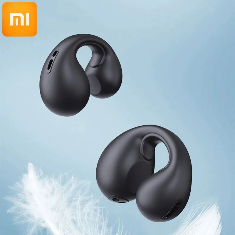 

Портативные наушники Xiaomi с зажимом для ушей, Bluetooth наушники с костной проводимостью, TWS беспроводные наушники-вкладыши, стерео, бас, Спортивн...