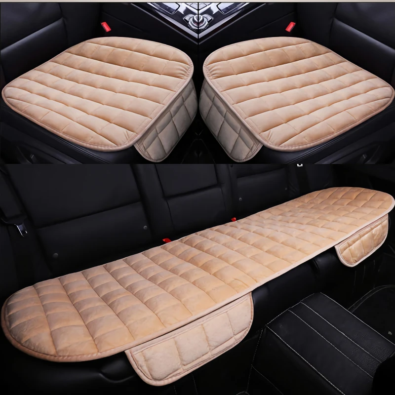 

Car Seat Covers Fit Truck Suv Van Car Products Flocking Non Slide Four Seasons Protector Mat Pad Keep Warm Car Interior Covers