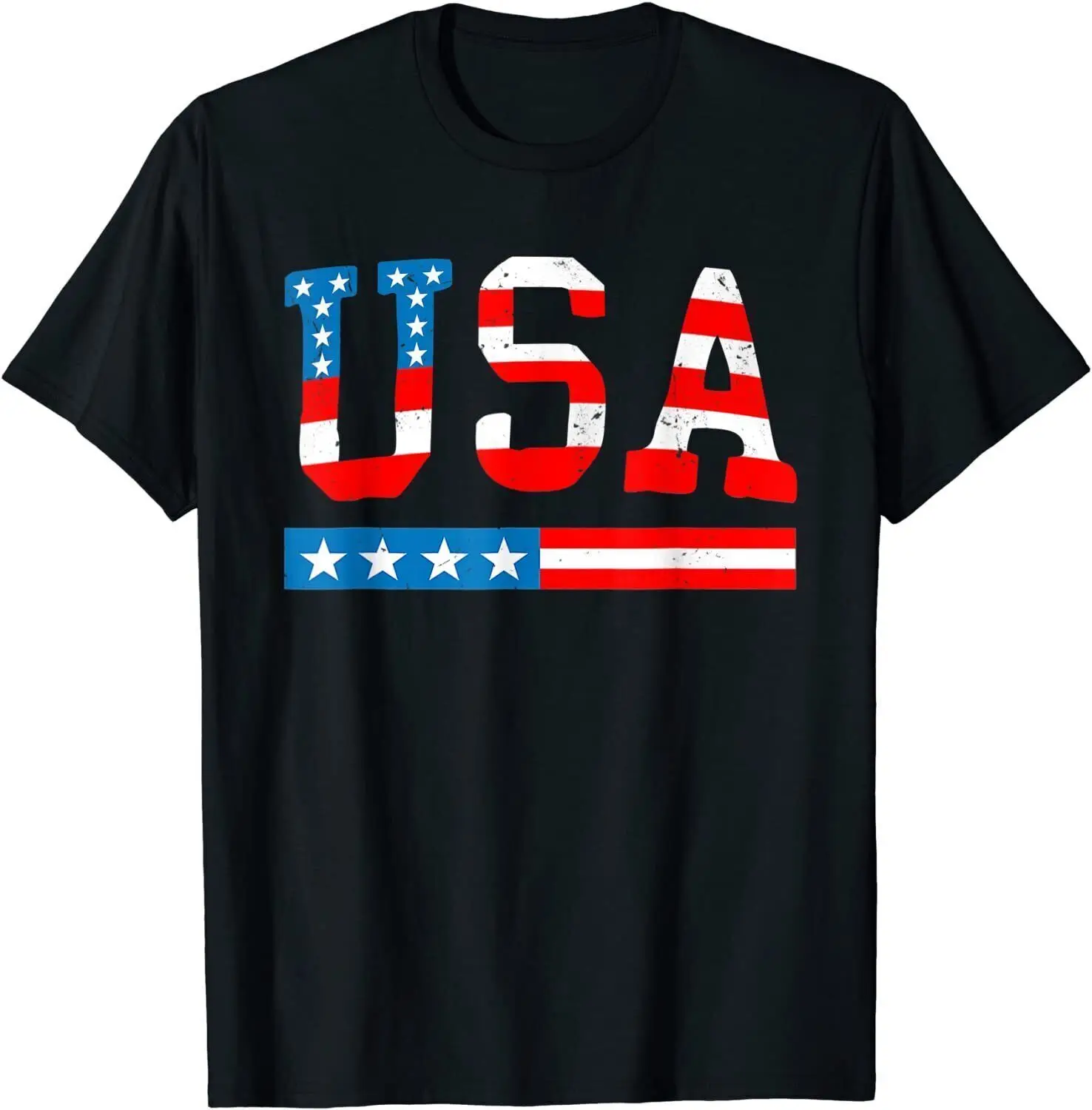 

Классная мужская футболка премиум-класса с американским флагом США, модная футболка с круглым вырезом и короткими рукавами, свободная футболка с принтом, одежда