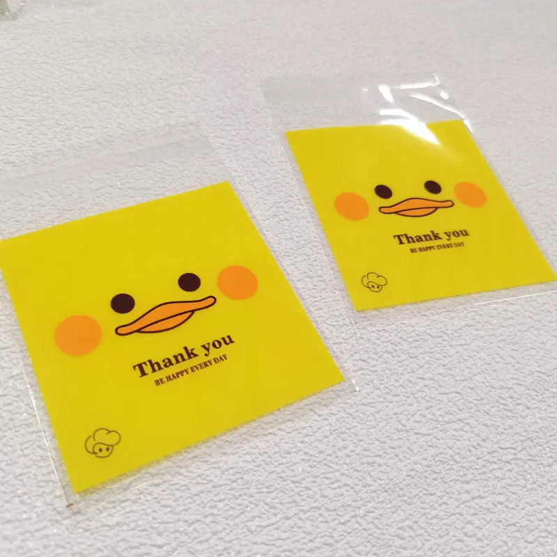 

100 шт., Пластиковые самоклеящиеся мини-пакеты 7x7 см