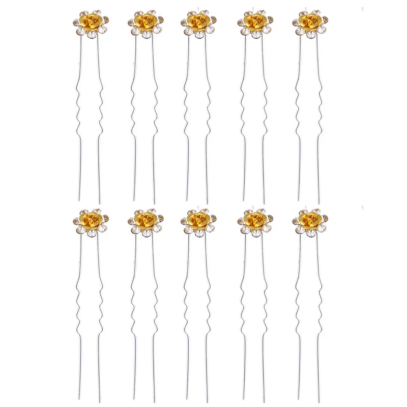 

Versatile bridal hairpin u-shaped hairpin Japanese and Korean children's hairpin Rhinestone hairpin pin hair accessories