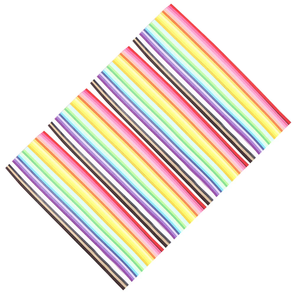 

2160pcs Colorful Origami Stars Papers Foldable Papers Folding Origami Strips
