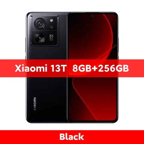 Глобальная версия Xiaomi 13T 50MP камера IP68 Водонепроницаемый 6,67 "144 Гц AMOLED дисплей 67 Вт charing MTK Dimensity 8200-Ultra BT 5,4