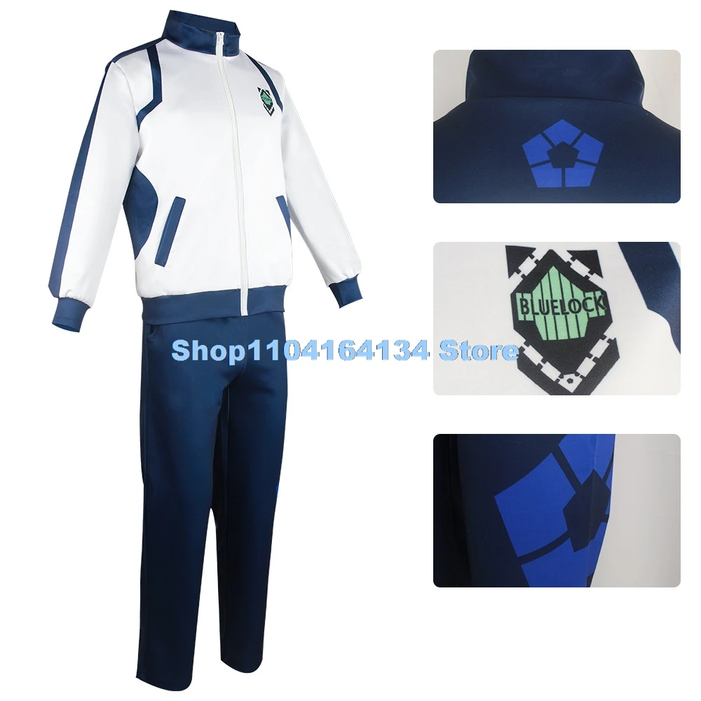 Костюм для косплея в стиле аниме Blue Lock Reo Nagi Bachira Isagi Chigiri спортивная одежда на