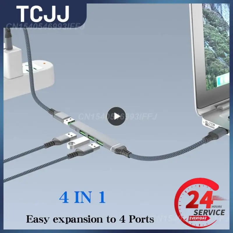 

1 ~ 10 шт., портативный Usb-концентратор для ноутбука, 4 порта