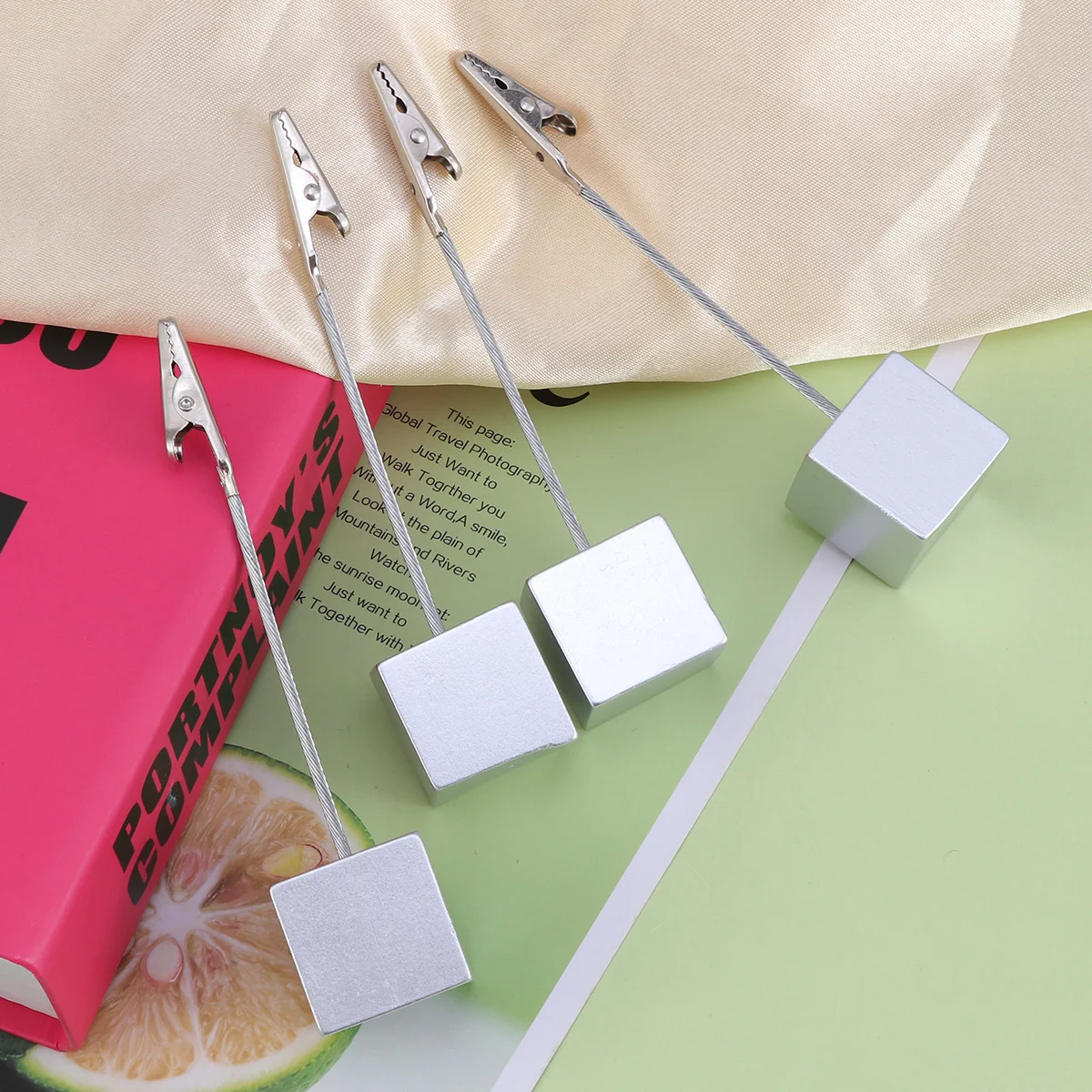 

10pcs Memo Holders Decorative Resin Creative Multifunctional Practical Photo Clamp Holder for Office