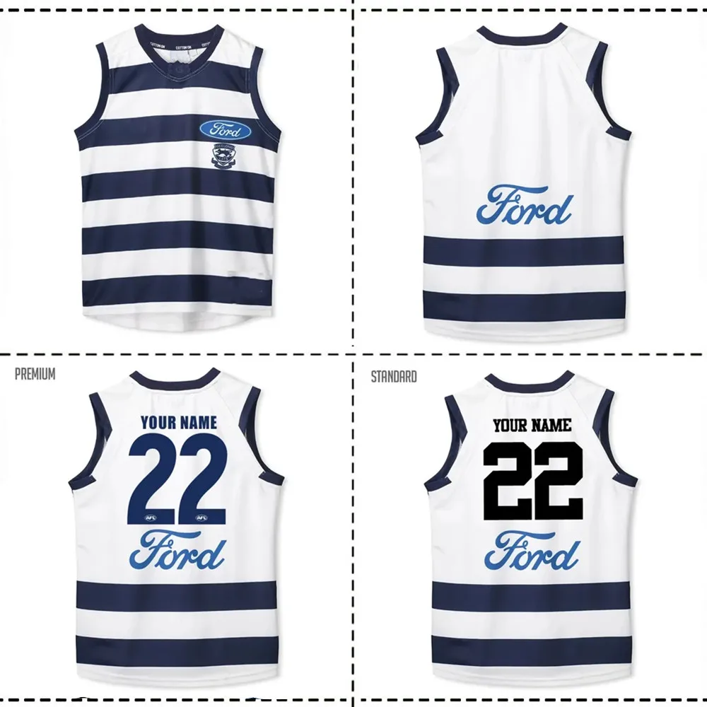 

2022/23 GEELONG CATS HOME GUERNSEY RUGBY JERSEY size S-M-L-XL-XXL-3XL-4XL-5XL