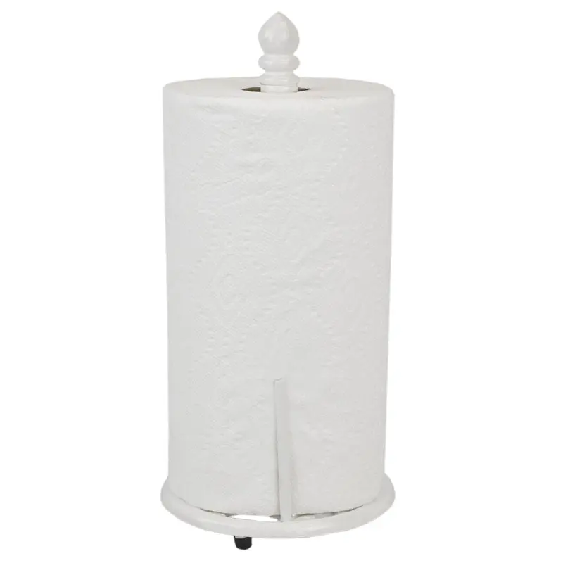 

Коллекционный держатель для бумажных полотенец из чугуна, белый