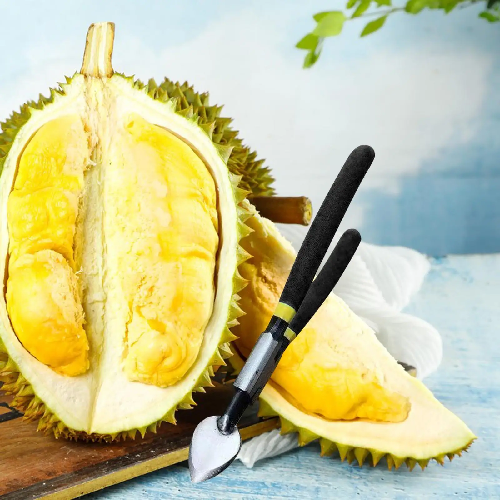 

Durian Opener Manual Durian Shelling Machine for Kitchen Grocery Camping