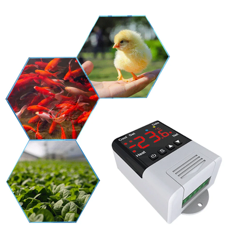 Термостат DTC1201 с Wi-Fi и цифровым дисплеем 110-230 В переменного тока