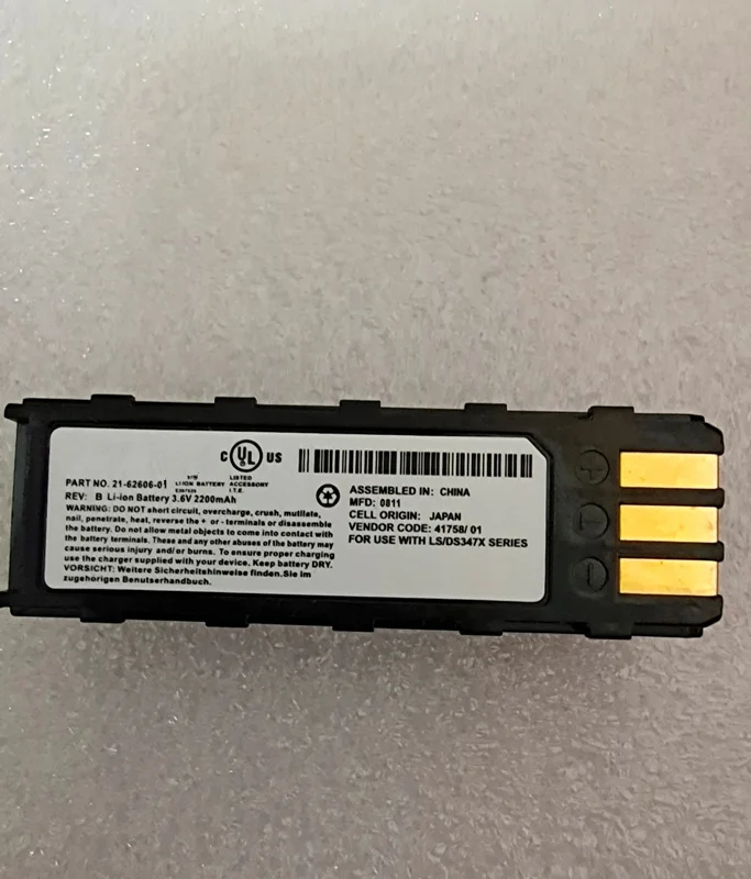 

100% Новый Сменный аккумулятор 21-62606-01 для Honeywell 8800 Symbol LS3478 DS3478 LS3578 DS3578 аккумулятор 2200 мАч