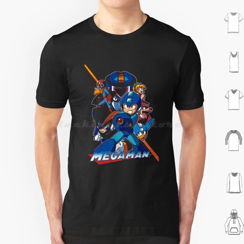 

Футболка с коллажем Mega Man Darkside 6Xl, хлопковая классная футболка Megaman Mega Man, Mega Man, робот, игра в игры Mega Man, игровой Mega Man в ретро стиле