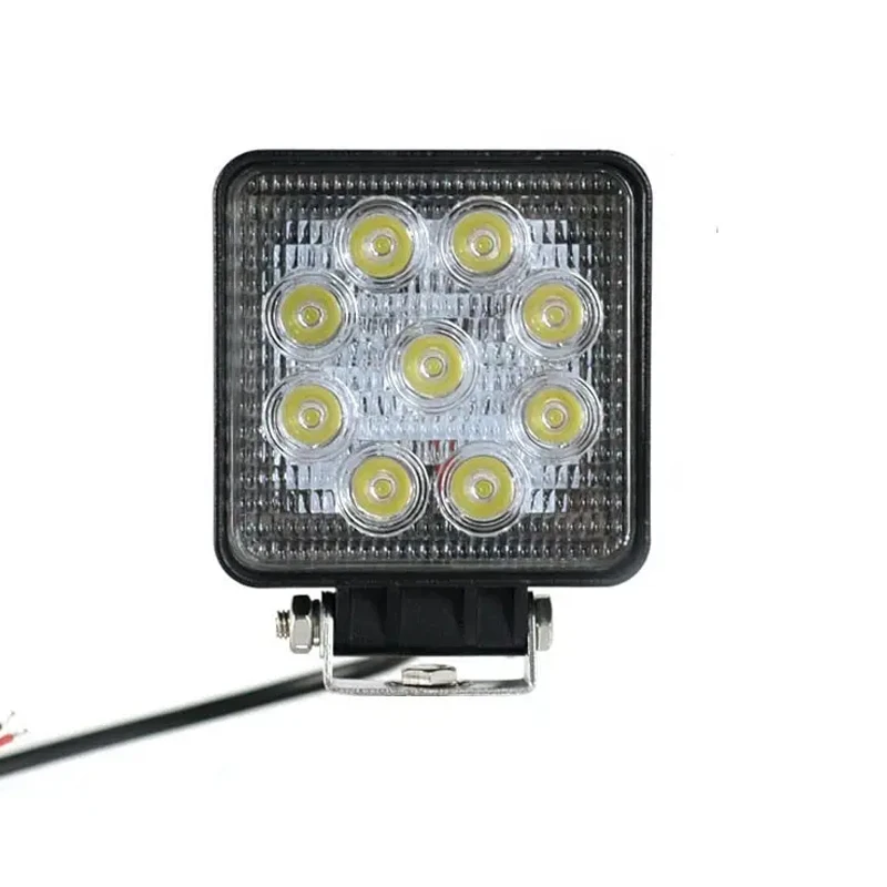 

27W LED Work Light Construction truck forklift Off-road spotlight excavator accessories