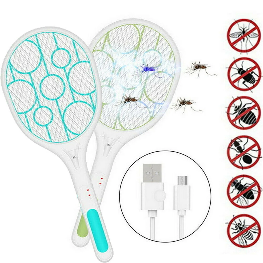 

Аккумуляторная бытовая электрическая ракетка для насекомых с USB-зарядкой