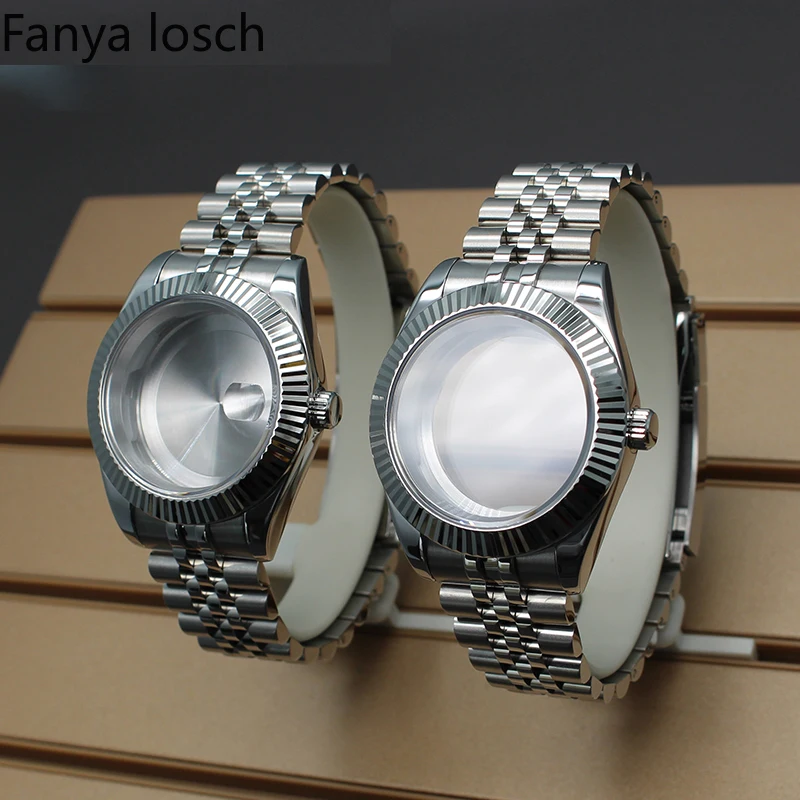 36mm 40mm Case Strap Watch Watchband Sapphire Crystal Oyster Perpetual Day Date for Nh35 Nh36 Miyota 8215 Movement 28.5mm Dial enlarge