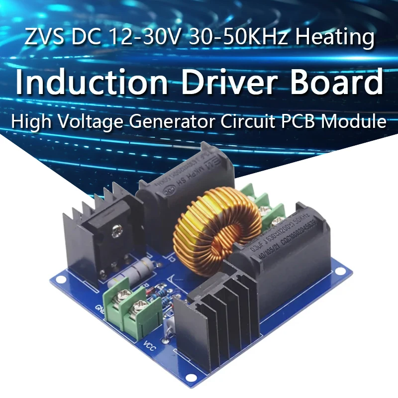 

AEVYVKV ZVS DC 12-30V 30-50KHz индукционный нагреватель