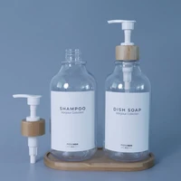 500ml practical plastic shatterproof sealed well shampoo dispenser for makeup soap dispenser bottle shampoo dispenser bottle