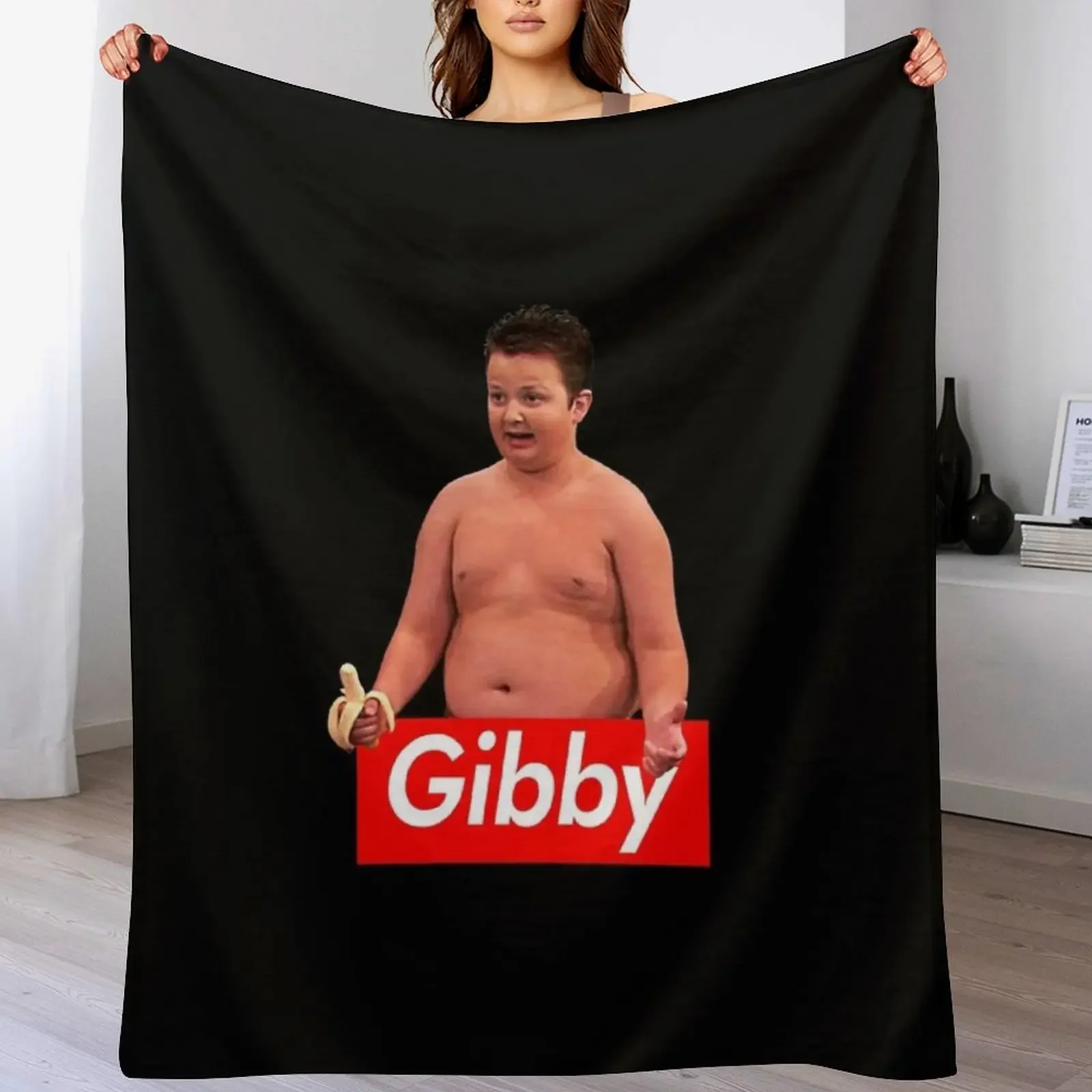 Фото Плед Gibby: уютное одеяло для дома, подарок на Рождество и праздники №1