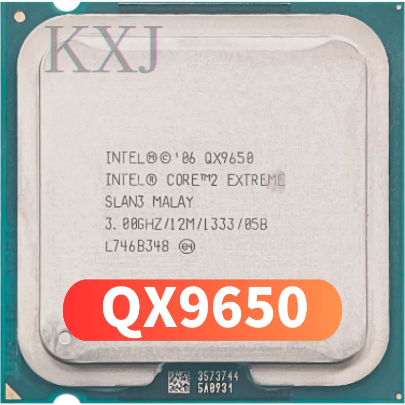 Оригинальный процессор Intel CORE 2 Extreme QX9650 3,00 ГГц/12 МБ/1333 МГц четырехъядерный разъем 775 Бесплатная доставка Быстрая доставка Оригинальный процессор Intel CORE 2 Extreme QX9650 3,00 ГГц/12 МБ/1333 МГц четырехъядерный разъем 775 Бесплатная доставка Быстрая доставка