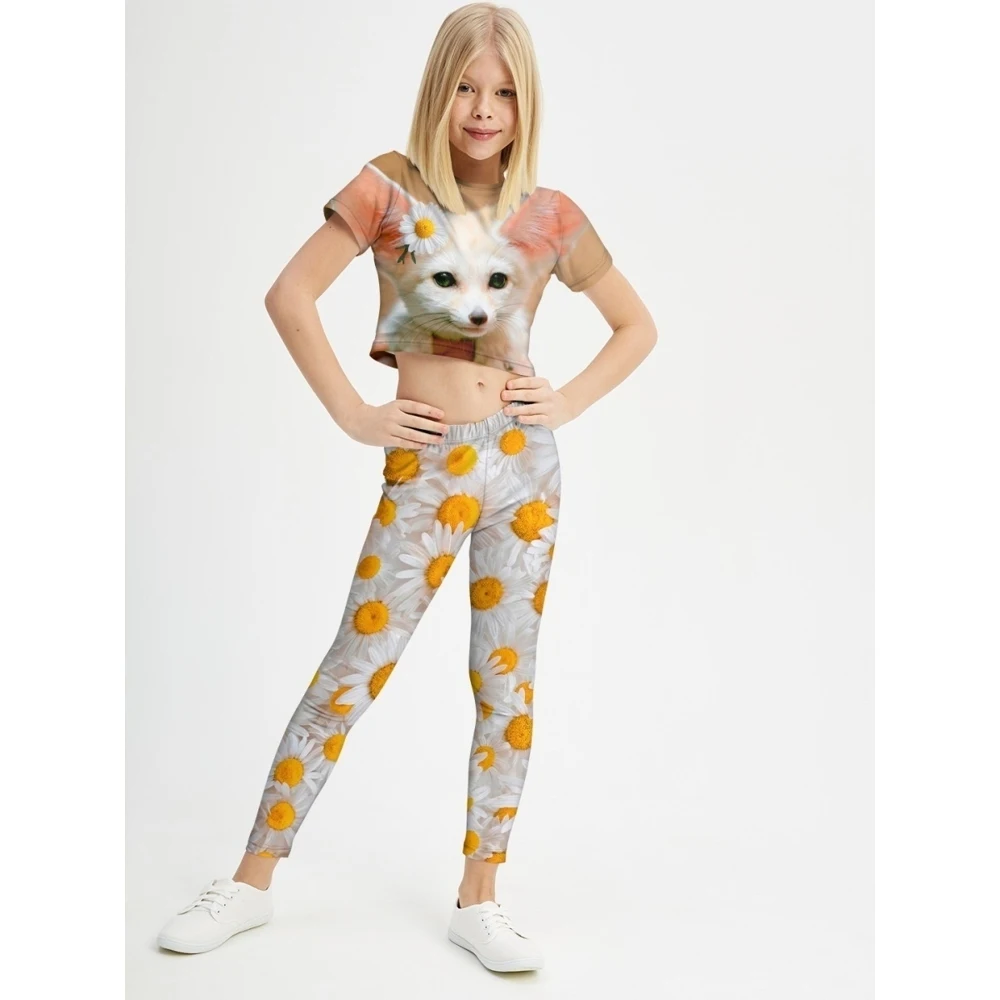 Спортивный костюм для девочки FortyFour GSS027 бежевый хлопок 100% |