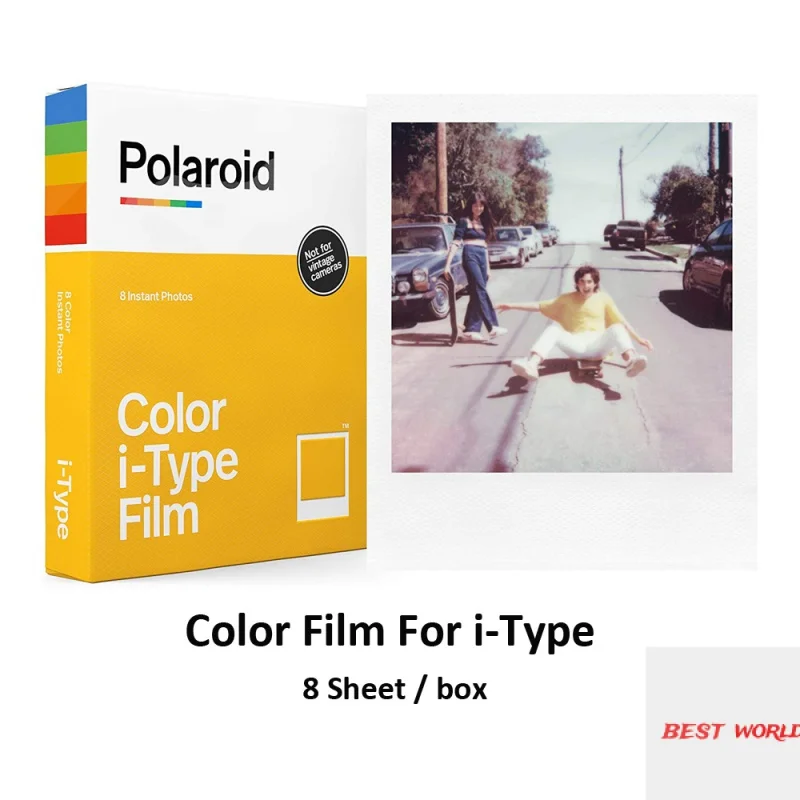 5 цветов Polaroid Now i‑ Type мгновенная камера черный и белый/мятный/розовый/синий + 2