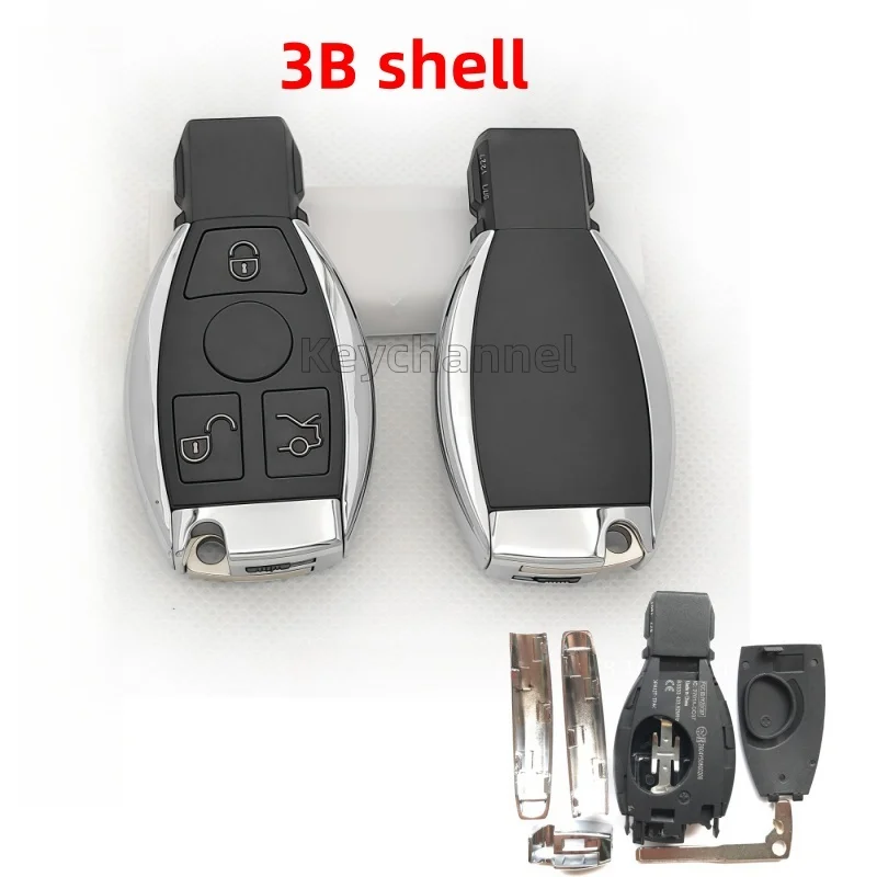 Фото Оригинальный ключ CGDI BE 315 МГц 433 МГц CG FBS3 с дистанционным управлением для Mercedes Benz W212 W207 W204 W164 W169 W210 для программатора CGDI MB №5