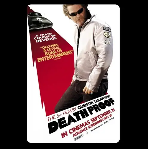 1n Металлический плакат из фильма Санглийский домик Тарантино жестяная вывеска