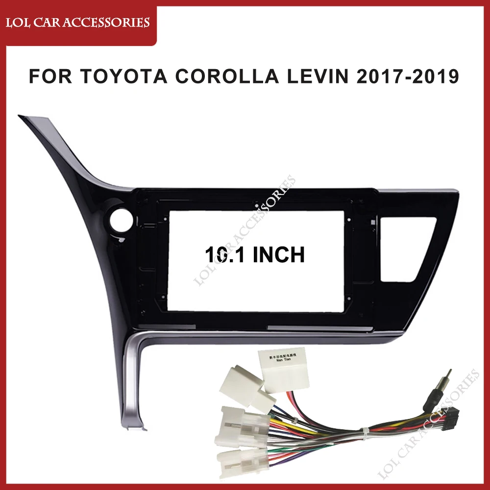 Автомобильный радиоприемник 10 1 дюйма для TOYOTA Corolla Levin 2017-2019 панель рамка