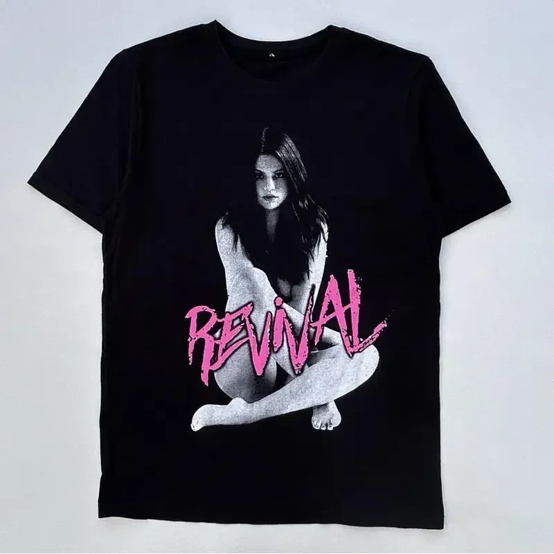 Фото Футболка Selena Gomez Revival 2016 Tour с черным принтом, для взрослых, размер S, новая, без бирки. №1