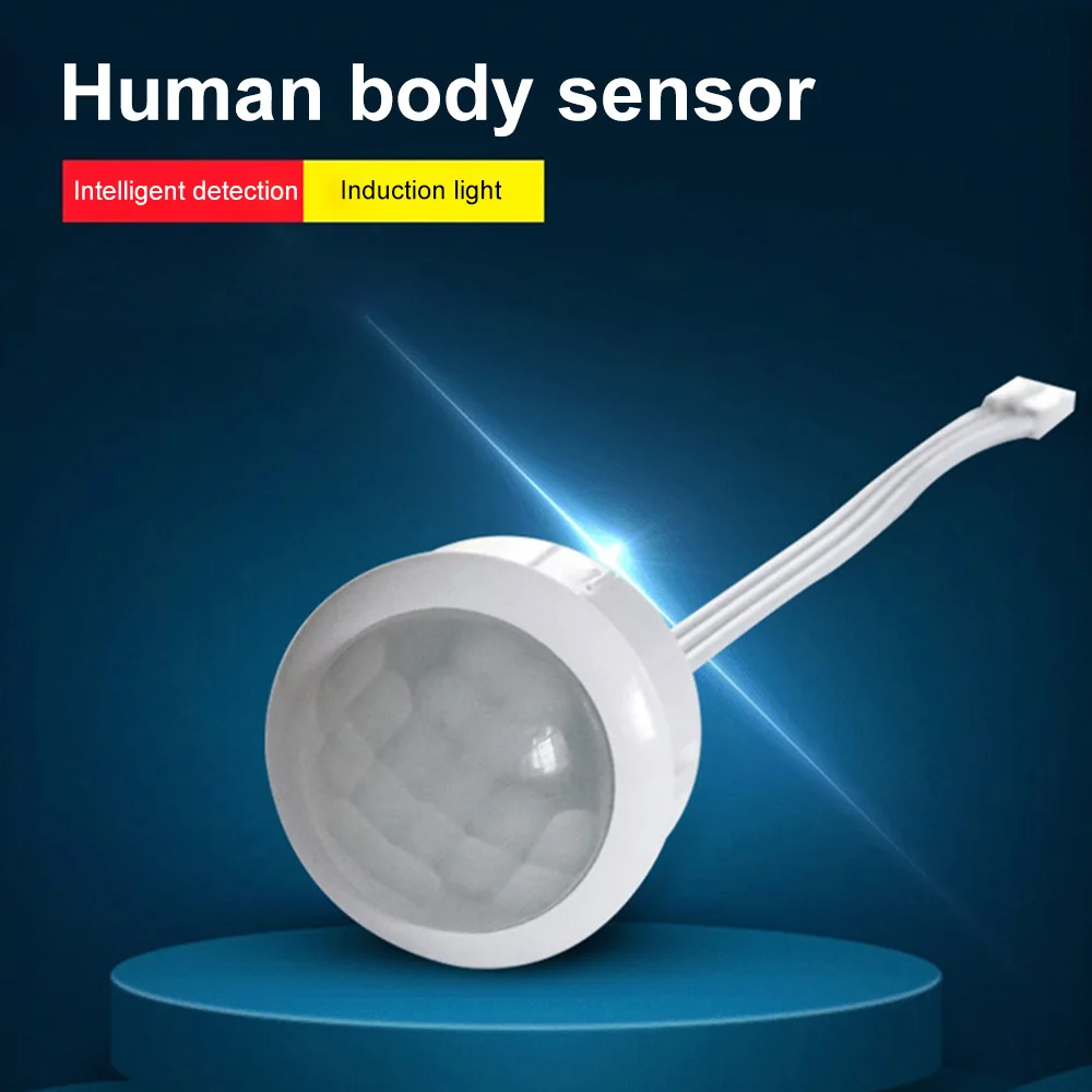 

LED Infrared Human Sensing Switch Sensor IR Detector Switch DC4-12V Not Adjustable AC Human Body Induction Night Lamp Switch