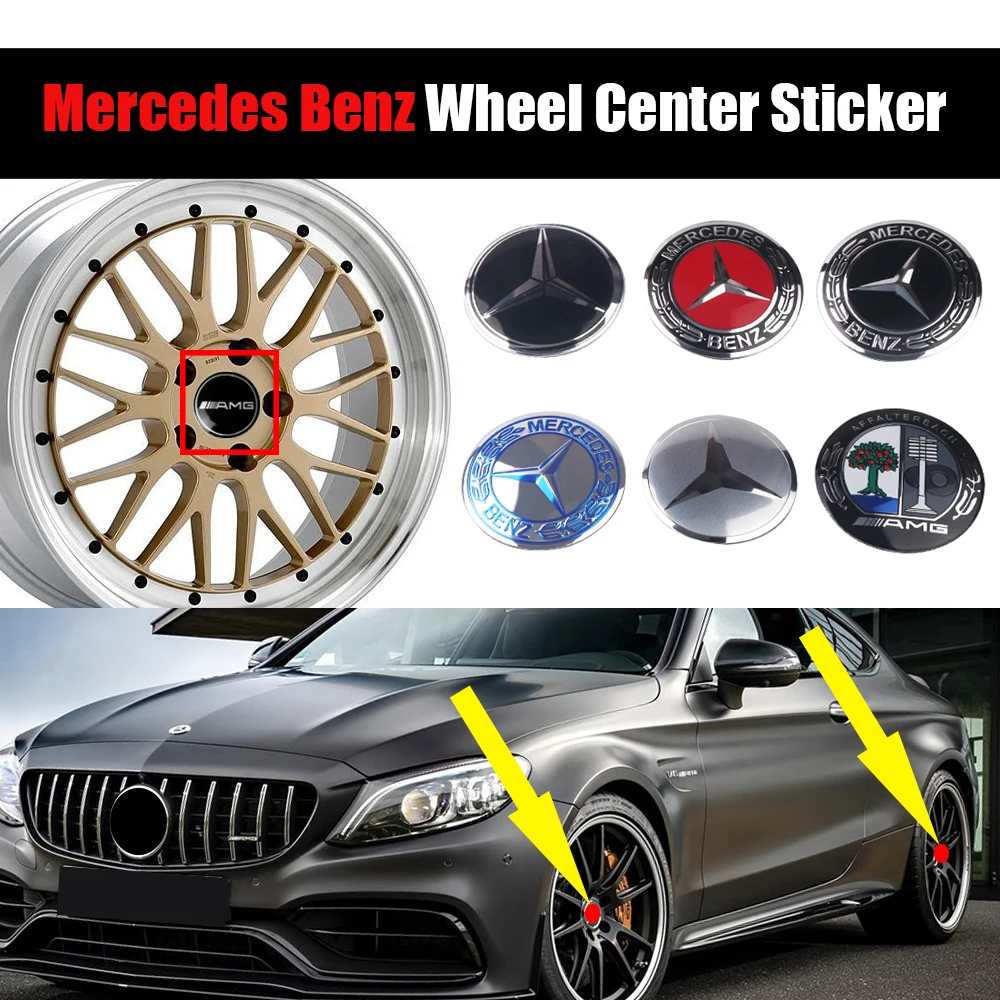 4 шт. 56/60/65 мм Центральная крышка колеса автомобиля ступицы аксессуары для MERCEDES BENZ