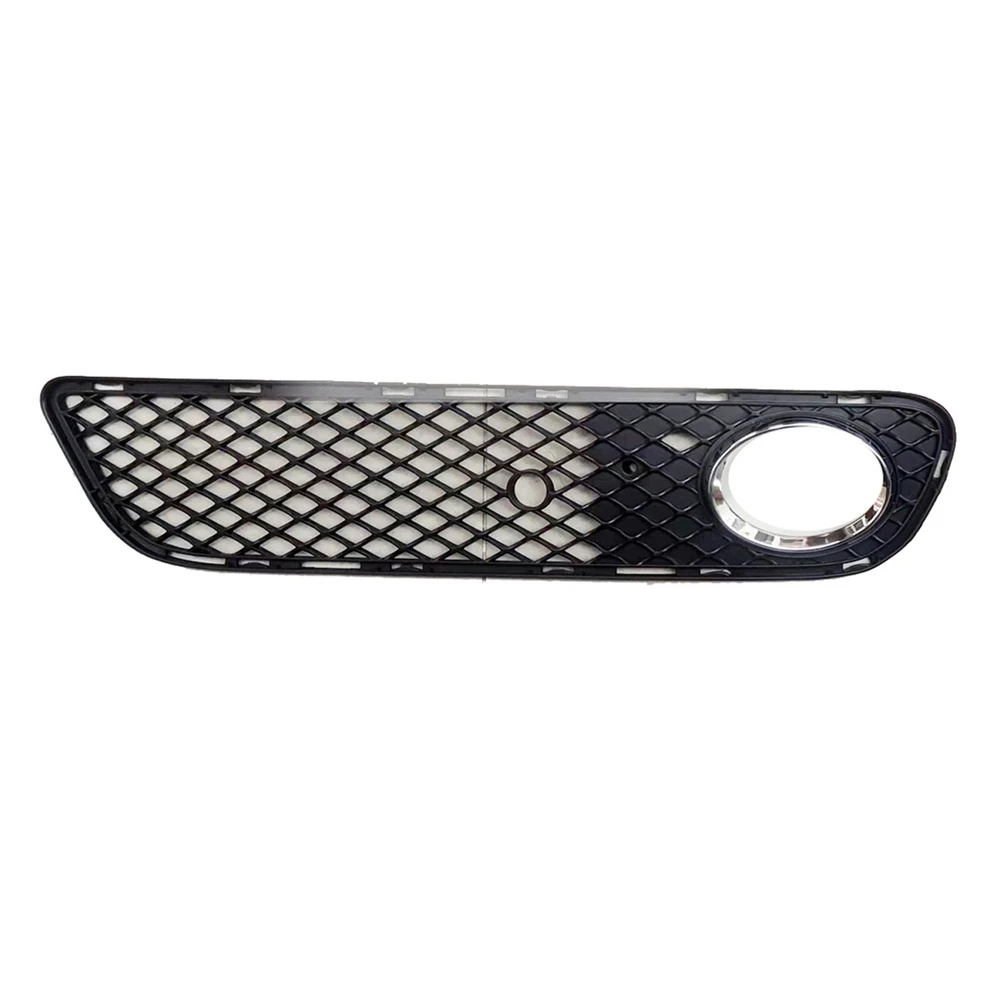 

1718800524 Car Left Front Bumper Fog Light Grille Fog Lamp Grill Cover with Chrome Ring for Benz SLK W171 R171 09-11