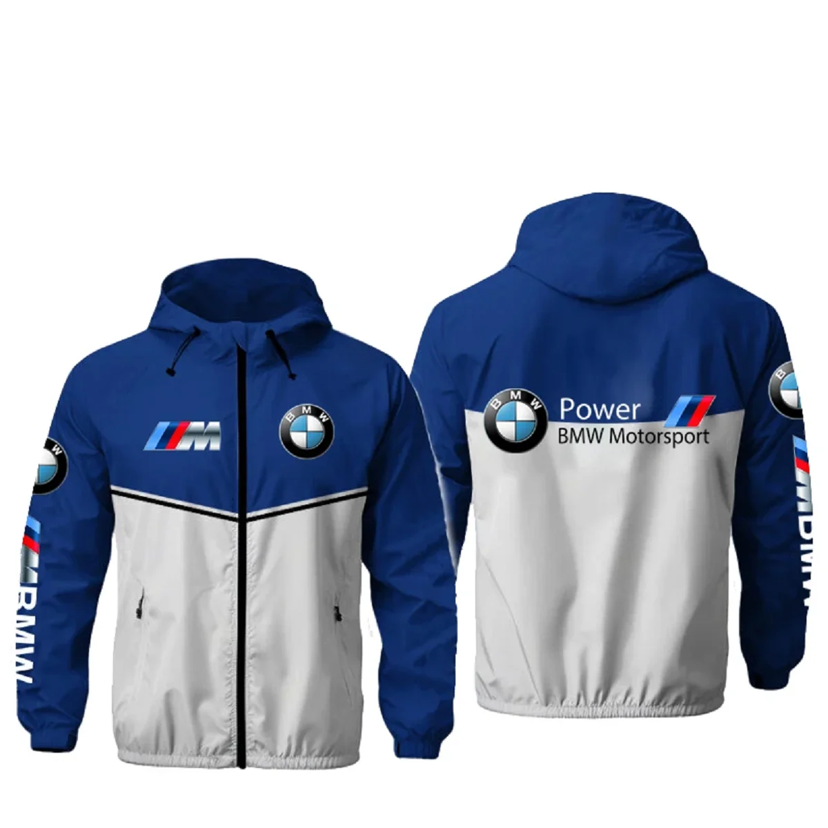 

NewStreet Jacket BMW Мотоциклетная куртка Гоночная куртка Мужская спортивная куртка с капюшоном на молнии Модная универсальная мужская солнцезащитная куртка BMW