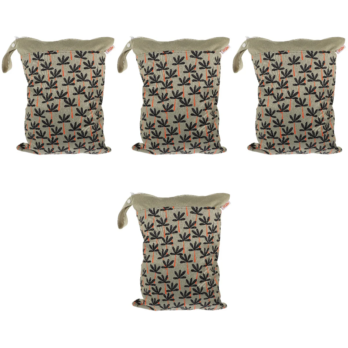 

4 шт., моющиеся пеленки на молнии