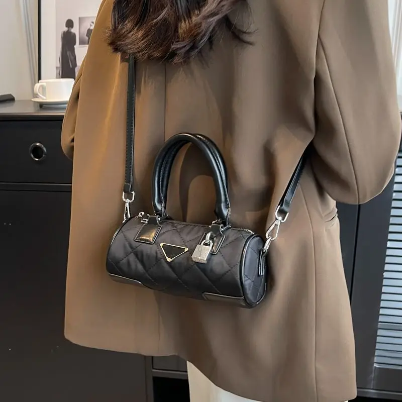 

Винтажная круглая сумка для женщин, сумочка-Бостон на цепочке, мессенджер через плечо, кошелек в ретро стиле, круглые мини-сумки на плечо для поездок