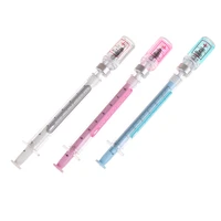 1 piece creative novelty syringe peculiar shape cute stationery school office stationery gel pen