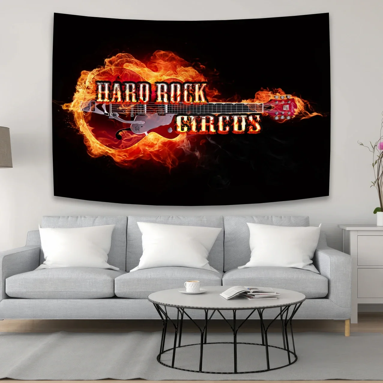 Новый гобелен из жесткой рок-группы баннеры с принтом полиэстер бар клуб гараж