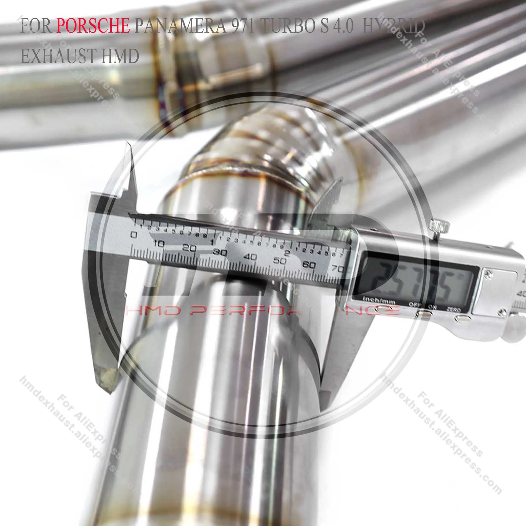 Титановая выхлопная система HMD Catback для Porsche Panamera 971 Turbo S 4 0 гибридный электронный