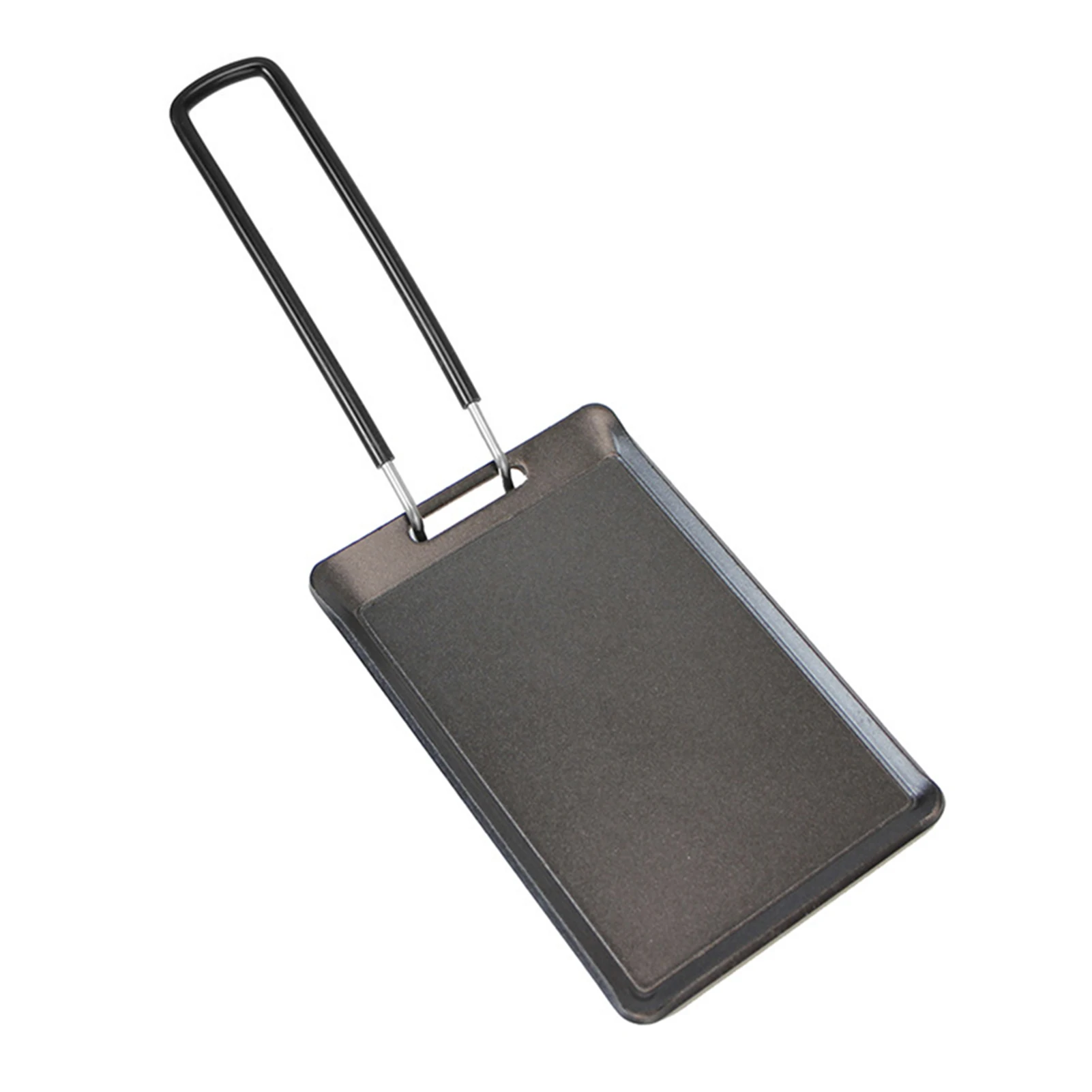 

Mini BBQ Non-Stick Grill Pan with Handle Camping Grill Barbecue Tray Cheese Pan for Outdoor Camping Backpacking Picnic
