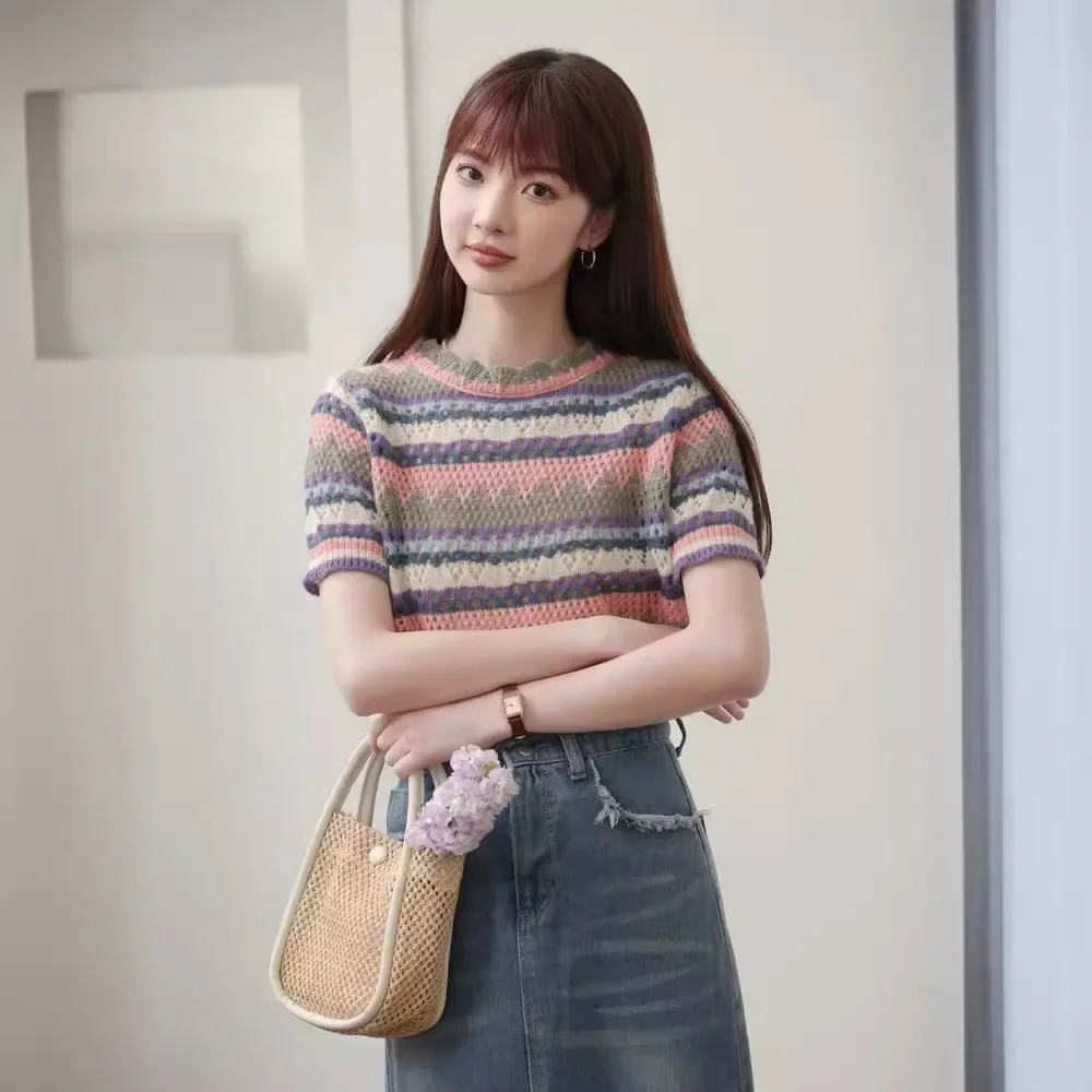 Женская повседневная футболка для похудения лето 2023 новый стиль корейская