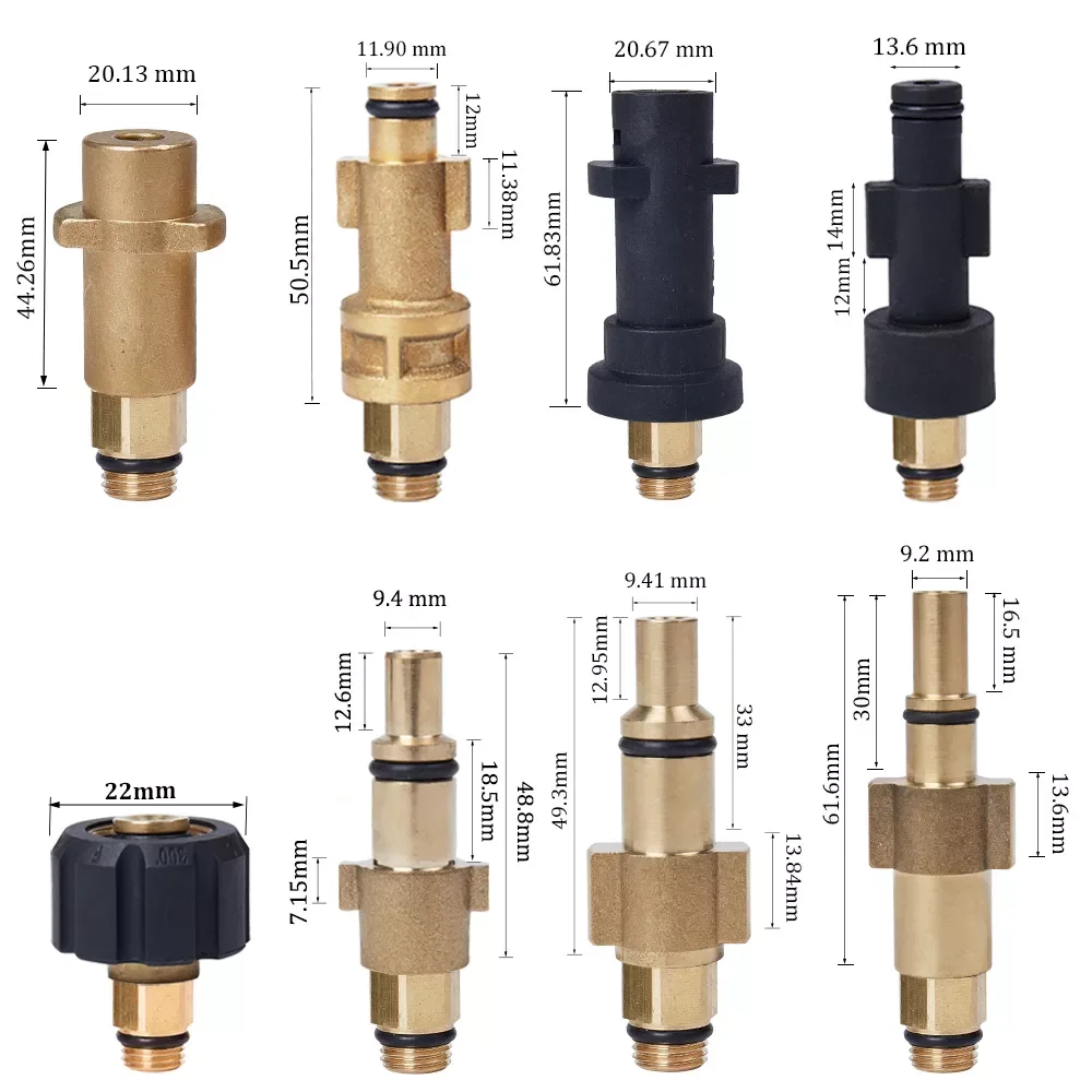 

Car Washer Adapter Foam Nozzle High Pressure Washer Soap Foamer Adapter For Texas For Karcher For Lavor Wash Gun Foam Generator