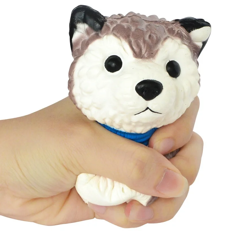 

Random Color Jumbo Simulation Husky Squishy Scented Soft PU Slow Rising Stress Relief Toy Kids Grownups Squeeze Toys 11*9 CM