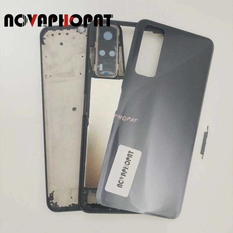 Фоторамка средняя рамка для Vivo Y31 / Y51 2020 Крышка батарейного отсека задняя крышка