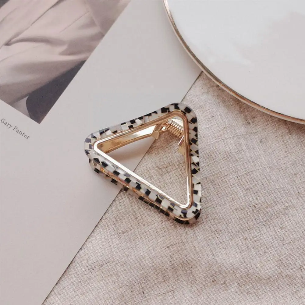 

Geometric Hair Clips Korea Elegant Large Acetate Grab Clip Retro Hair Claw For Women Girl Hair Accessories Hair St T5c1