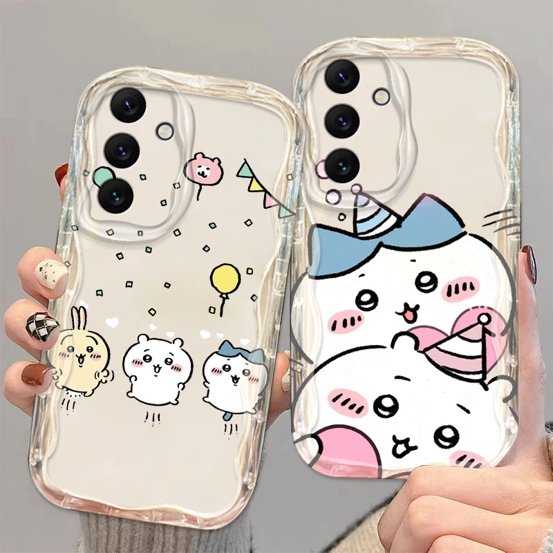 Usagi Chiikawa Hachiware Милая для Samsung A55 A54 A53 A52 A35 A34 A33 A32 A25 A24 A23 A22 A21S A15 A13 A14 Строительная
