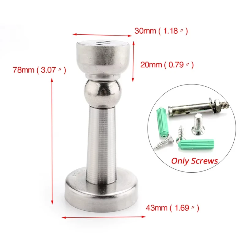 Магнитный дверной стопор из нержавеющей стали, ветрозащитный дверной стопор, настенный напольный дверной держатель, дверная фурнитура