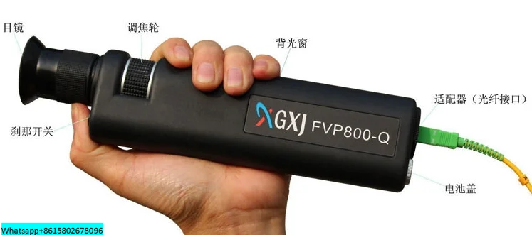 

400x Ручной Волоконно-оптический микроскоп, фотодетектор лица