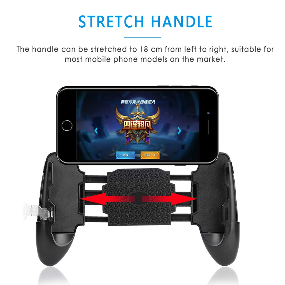 Контроллер для мобильных игр 3 в 1 совместим с портативным геймпадом iPhone/Android Fortnite