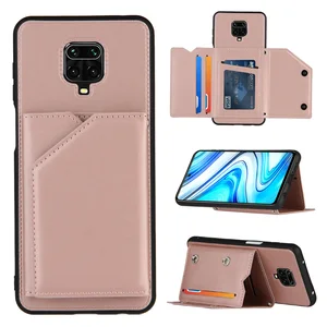 luxury leather flip phone case for xiaomi redmi note 9 pro max 9s 9a 9c mi11 t ultra poco x3 m3 pro nfc wallet cards slots cover free global shipping